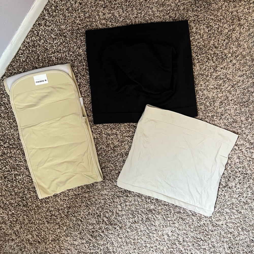 Lot of 3 maternity belly bands.